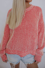 Load image into Gallery viewer, Dropped Shoulder Round Neck Sweater

