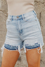 Load image into Gallery viewer, Jessa Raw Hem Denim Shorts
