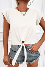 Load image into Gallery viewer, Krista Neck Crop Tee
