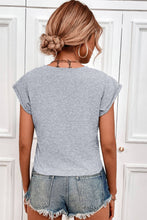 Load image into Gallery viewer, Krista Neck Crop Tee
