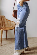 Load image into Gallery viewer, Distressed Straight Leg Jeans with Pockets
