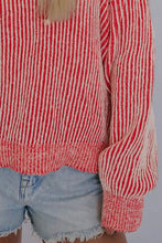 Load image into Gallery viewer, Dropped Shoulder Round Neck Sweater
