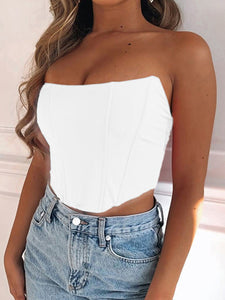 Yelo Tube Cropped Top