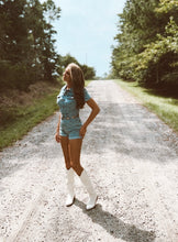 Load image into Gallery viewer, Gilly Ann Denim Romper
