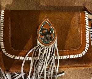 Myra Wild Cactus Fringe Shoulder Bag