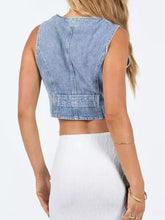 Load image into Gallery viewer, Stella Grace Sleeveless Denim Top

