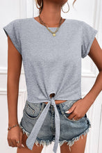 Load image into Gallery viewer, Krista Neck Crop Tee
