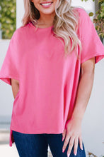 Load image into Gallery viewer, Fringe Round Neck Short Sleeve T-Shirt
