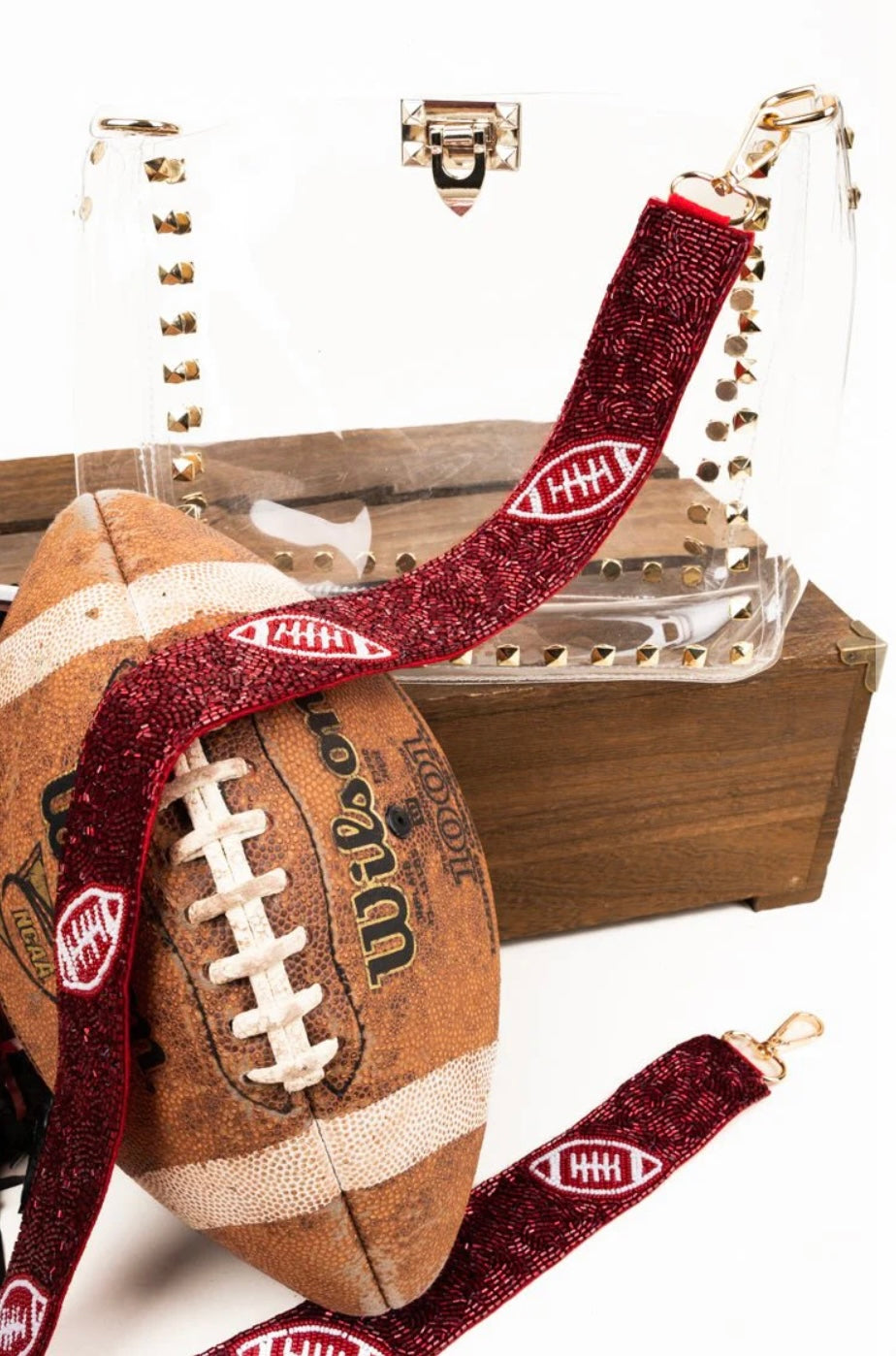 Gamecocks Burgundy Bag Strap
