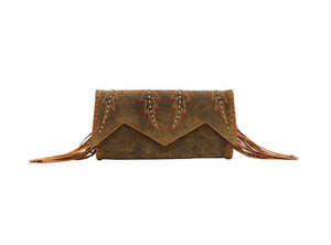 Myra Polly Fringe Clutch
