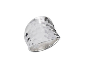 Sterling Silver Hammered Ring