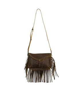 Myra Fringed Leather Bag